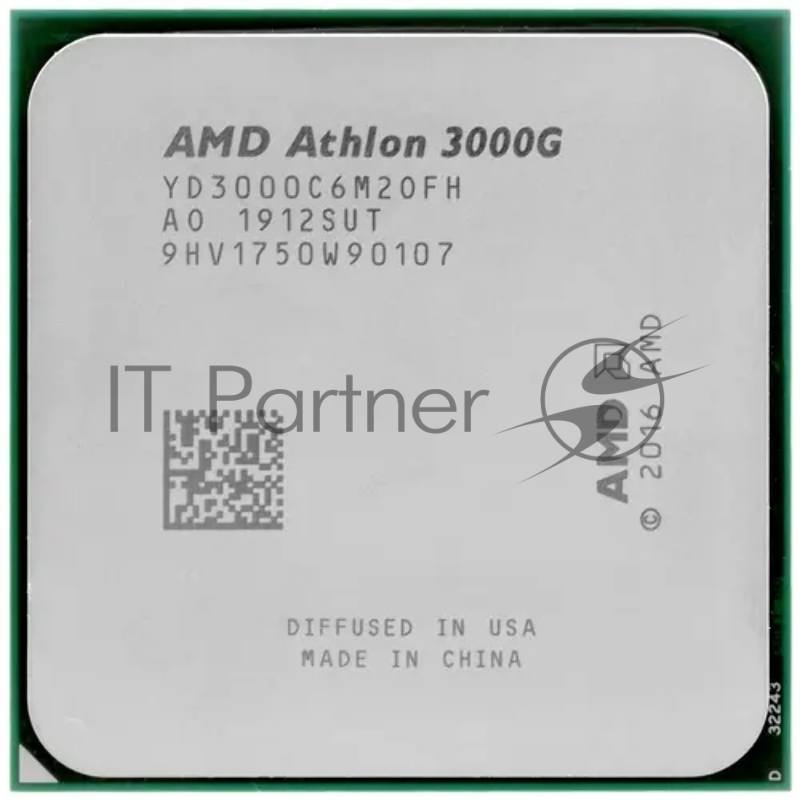Процессор AMD Athlon 3000G Soc-AM4 3.5GHz OEM