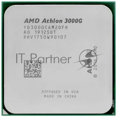 Процессор AMD Athlon 3000G Soc-AM4 3.5GHz OEM