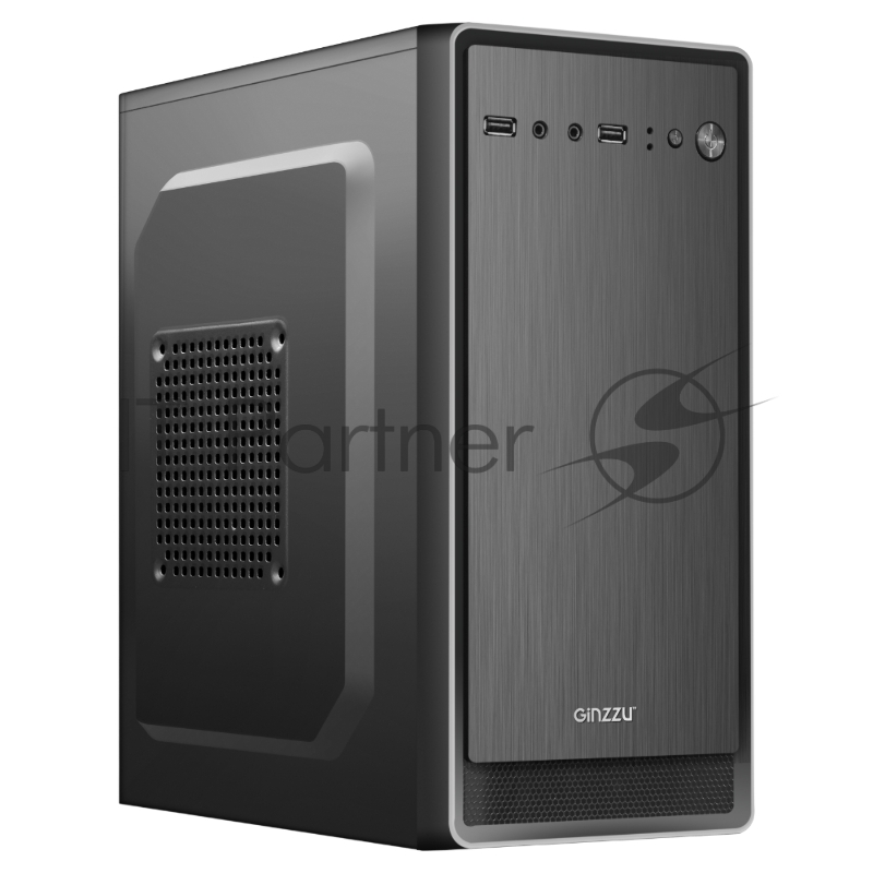 Компьютерный корпус Ginzzu B180 2хUSB 2.0,AU w/o PSU