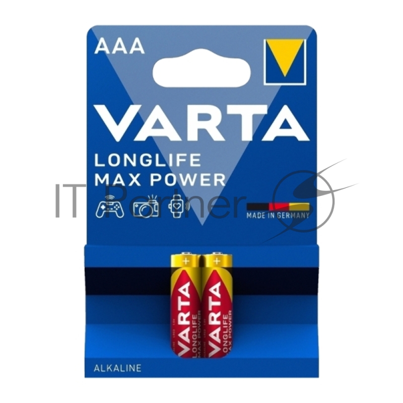 Батарейка VARTA LONGLIFE MAX P. AAA бл. 2