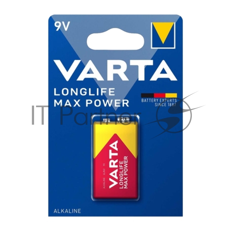 Батарейка VARTA LONGLIFE MAX P. 9V бл.1