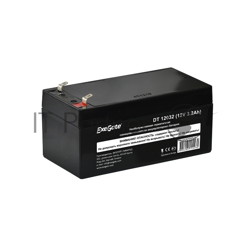Батарея для ИБП ExeGate DT 12032 (12V 3.2Ah), клеммы F1