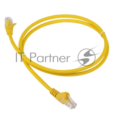 Патч-корд LANMASTER LSZH UTP кат.5e, 0.5 м, желтый