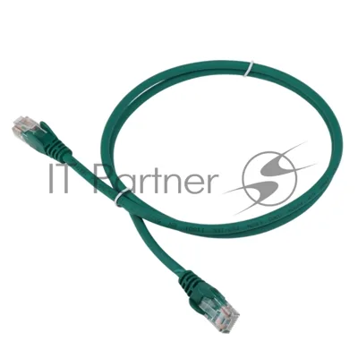 Патч-корд LANMASTER LSZH UTP cat.5e, 5.0 м, зеленый