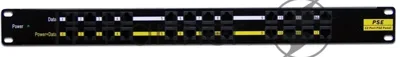 Панель POE 19", 12 портов, с одним блоком питания 48V, 120W