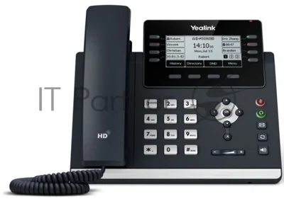 Ip-телфон YEALINK SIP-T43U, 12 аккаунтов, BLF, PoE, GigE, без БП, шт