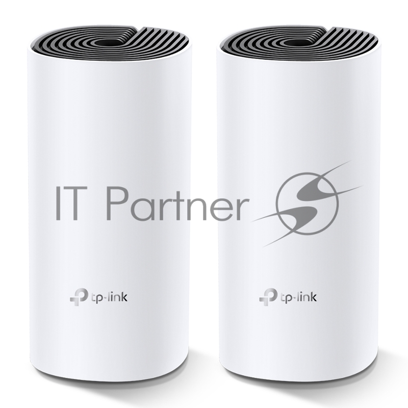 Домашняя Mesh TP-Link Wi-Fi система Deco M4 (1-Pack), 1167 Мбит/с (5 ГГц: до 867 Мбит/с + 2,4 ГГц: до 300 Мбит/с), 2 порта 1000 Мбит/с, 2 встроенные антенны на каждом модуле Deco