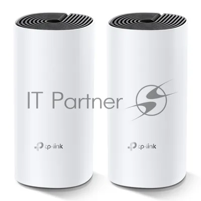 Домашняя Mesh TP-Link Wi-Fi система Deco M4 (1-Pack), 1167 Мбит/с (5 ГГц: до 867 Мбит/с + 2,4 ГГц: до 300 Мбит/с), 2 порта 1000 Мбит/с, 2 встроенные антенны на каждом модуле Deco