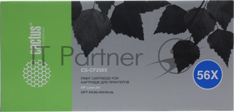 Картридж лазерный Cactus CS-CF256X черный (13700 стр.) для HP LJ MFP M436n/M436nda