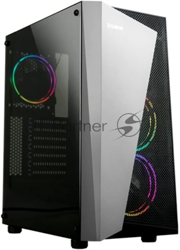 Компьютерный корпус ZALMAN S4 Plus, ATX, черный, WINDOW, 1x5.25", 4x3.5", 1x2.5", 2xUSB 2.0, 1xUSB 3.0, FRONT 2x120мм, REAR 1x120мм