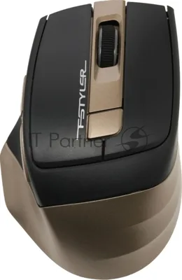 Мышь беспроводная A4Tech Fstyler FG35 золотистый/черный, 2000 dpi, радиоканал, USB, кнопки - 6