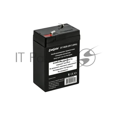 Батарея для ИБП ExeGate DT 6028 (6V 2.8Ah), клеммы F1