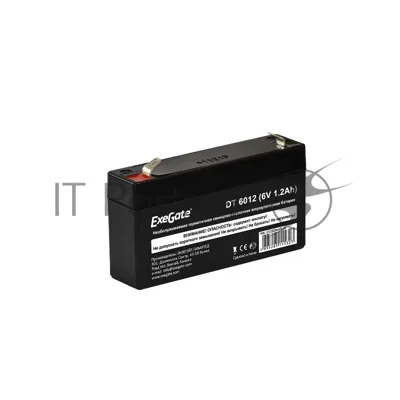 Батарея для ИБП ExeGate DT 6012 (6V 1.2Ah), клеммы F1