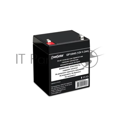 Батарея для ИБП ExeGate GP12045 (12V 4.5Ah), клеммы F1