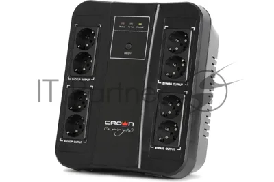 Источник бесперебойного питания CMUS-255 EURO SMART/650 ВА/390 Вт/8 х CEE 7 (евророзетка)