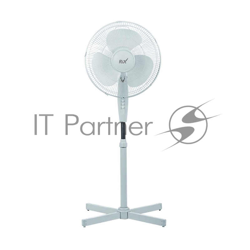 Вентилятор Rix RSF-3000W белый, напольный, 35 Вт, 3 скорости, 30 см