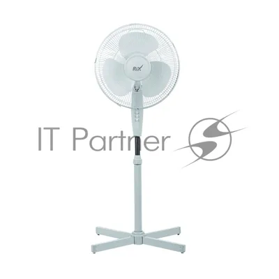 Вентилятор Rix RSF-3000W белый, напольный, 35 Вт, 3 скорости, 30 см