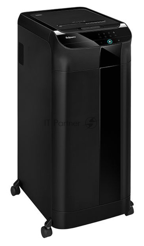 Шредер Fellowes AutoMax 600M черный (секр.P-5)/фрагменты/600лист./83лтр./скрепки/скобы/пл.карты