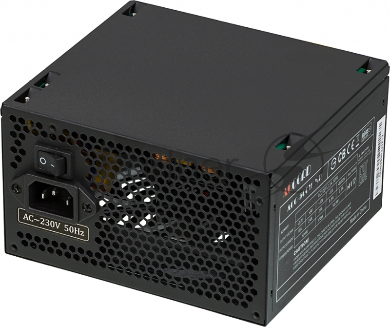 Блок питания Accord ACC-500W-NP, 500Вт, 120мм, черный