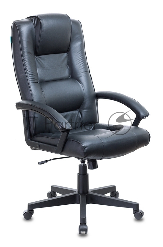 Кресло руководителя Бюрократ T-9906N/BLACK черный, кожа