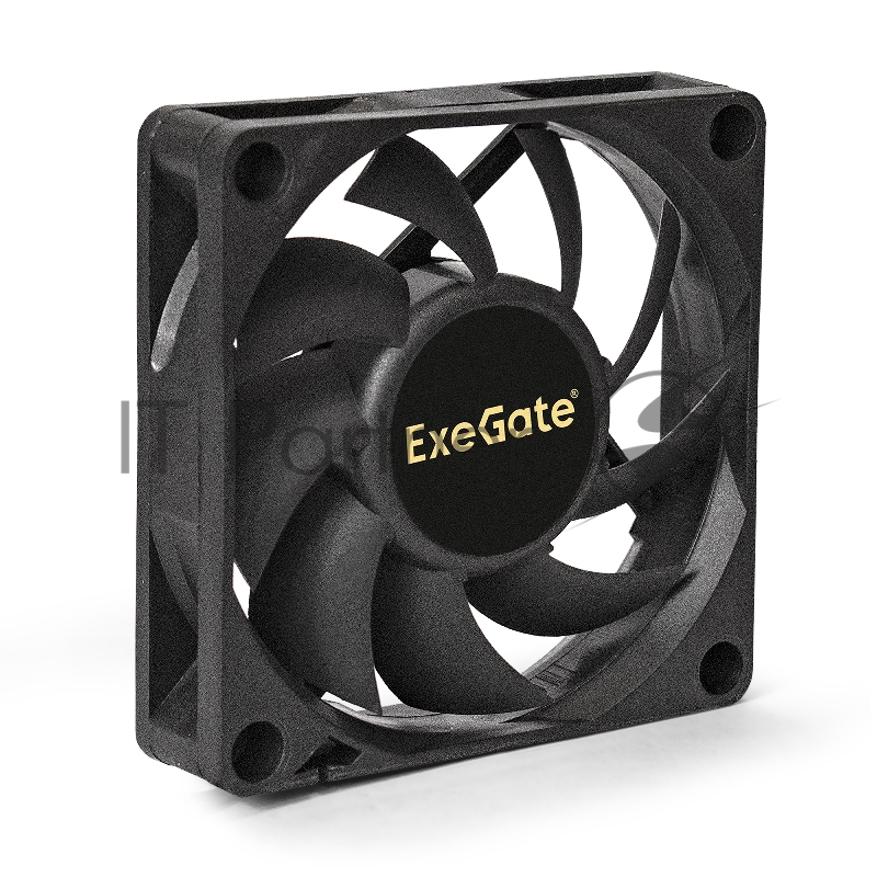 Вентилятор для корпуса ExeGate ExtraSilent ES07015S3P черный, 70 мм, 2000 об/мин, 18 дБ, 3 pin