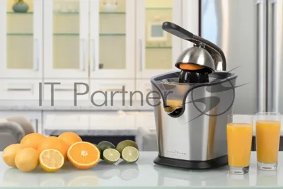 Соковыжималка Profi Cook PC-ZP 1154 серебристый, цитрусовая, 160 Вт, 350 мл, механическое