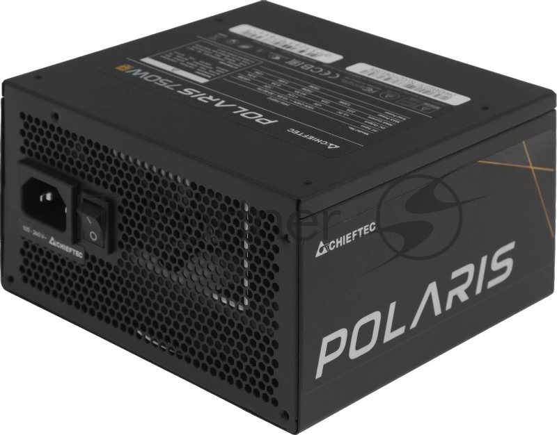 Блок питания Chieftec Polaris PPS-750FC, 750Вт, 80 PLUS Gold, 120мм, модульный, черный