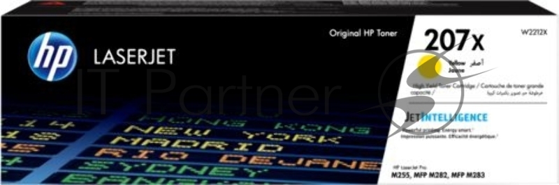 Картридж лазерный HP 207X желтый (2450 стр)