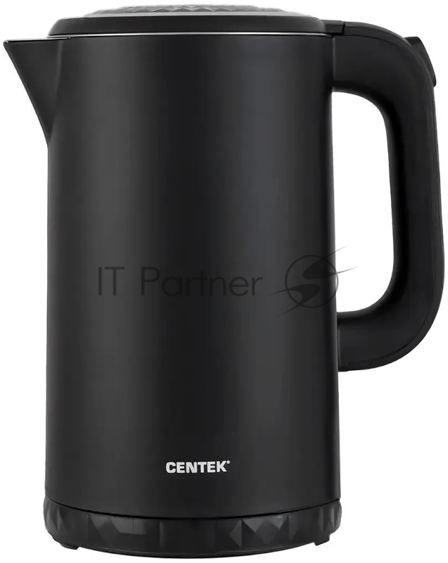 Электрочайник Centek CT-0020 черный, 1.7 л, 2200 Вт, скрытый нагревательный элемент