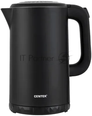 Электрочайник Centek CT-0020 черный, 1.7 л, 2200 Вт, скрытый нагревательный элемент