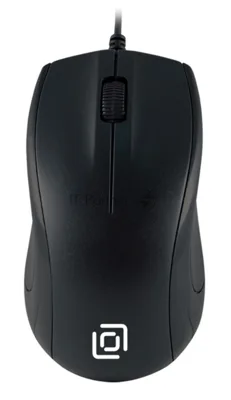 Мышь проводная Oklick 185V2 черный, 1200 dpi, USB, кнопки - 3