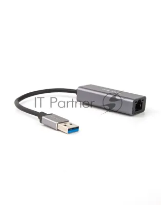 Кабель-переходник USB 3.0 (Am) --> LAN RJ-45 Ethernet 1000 Mbps, Aluminum Shell,Telecom TU312M