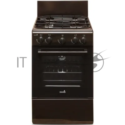 Газовая плита Cezaris ПГ 2150-03 коричневый, конфорок 4 шт, духовка 43 л, 51 см x 85 см x 55 см
