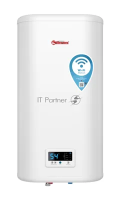 Водонагреватель электрический Thermex IF 50 V (pro) Wi-Fi белый, накопительный, 50 л, 2 кВт, настенный, вертикальный, плоский, с управлением по Wi-Fi