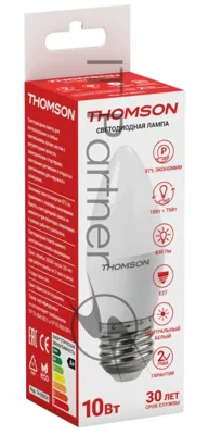 Лампа светодиодная Hiper THOMSON LED CANDLE 10W 830Lm E27 4000K TH-B2024