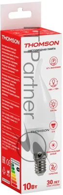Лампа светодиодная Hiper THOMSON LED TAIL CANDLE 10W 830Lm E14 4000K TH-B2030