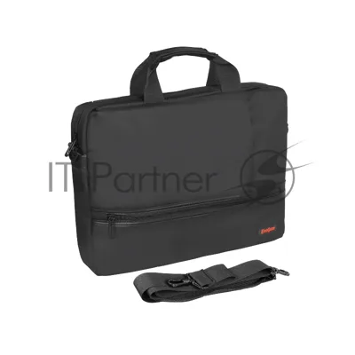 Сумка ExeGate BusinessPro EСС-115 Black, water resistant, черная, водоотталкивающий полиэстер, 15.6"