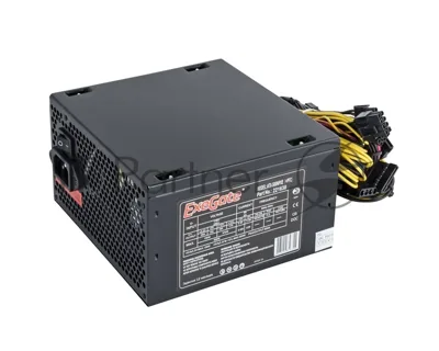 Блок питания ExeGate 500NPXE (EX221638RUS-PC), 500Вт, 120мм, черный