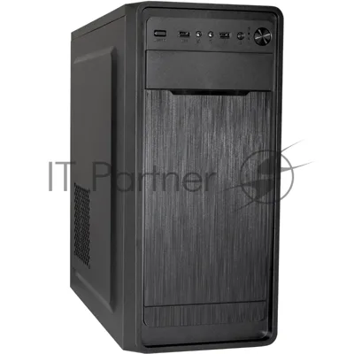 Компьютерный корпус Miditower ExeGate XP-332 Black, ATX, (XP400, Black,120мм), 2*USB, Audio