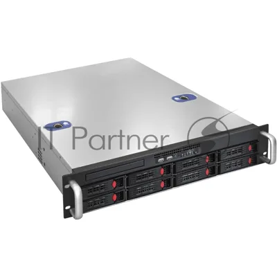 Серверный корпус Exegate EX281290RUS Pro 2U550-HS08 RM 19", высота 2U, глубина 550, БП 1U-600ADS, 8xHotSwap, USB