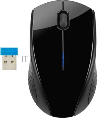 Мышь HP Wireless 220 черный оптическая (1200dpi) беспроводная USB для ноутбука (2but)