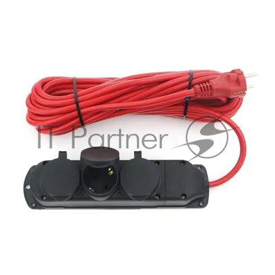Удлинитель Power Cube PC-3G-3B-10(IP), 16А, 3 р с/з, 10 м, IP44
