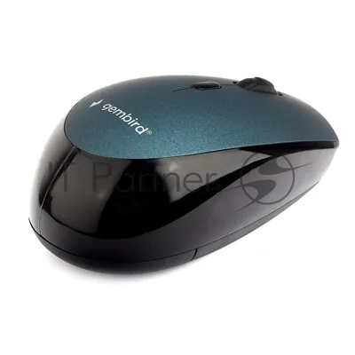 Мышь беспроводная Gembird MUSW-354-B синий, 1600 dpi, радиоканал, USB, кнопки - 4