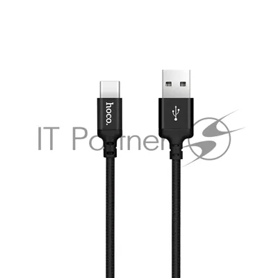 Кабель HOCO X14 USB 2.0, AM/Type-C M, черный, 1м