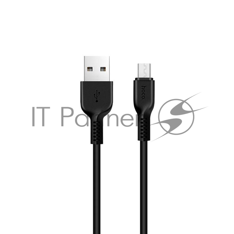 Кабель USB 2.0 HOCO X20, AM/microBM, черный, 3м
