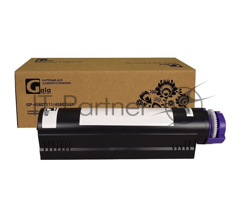 Картридж GalaPrint GP-45807111/45807121 черный (12000 стр.) для Oki B432/MB492/B512/MB562