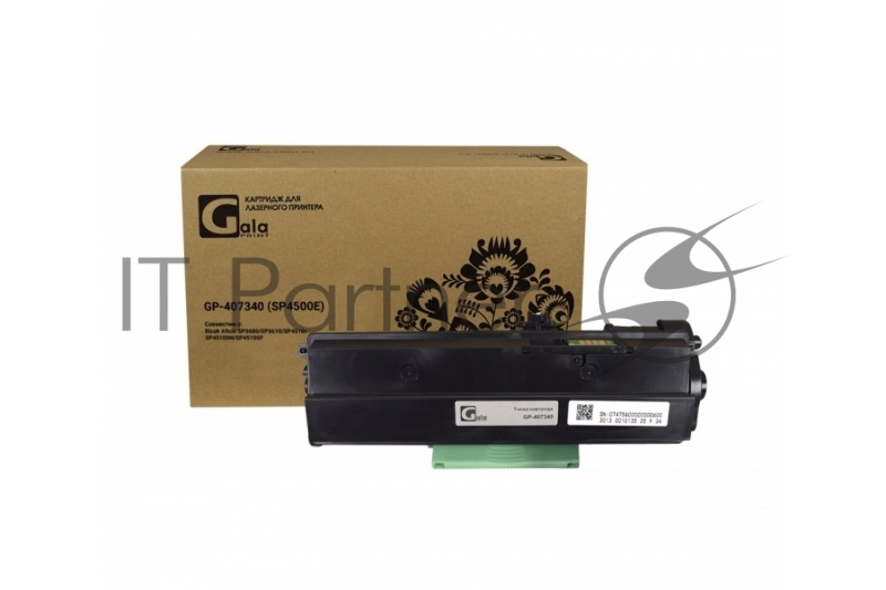 Картридж GalaPrint GP-407340 (SP4500E) черный (6000 стр.) для Ricoh Aficio SP3600/SP3610/SP4510/SP4510DN/SP4510SF