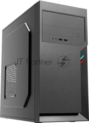 Компьютерный корпус с блоком питания 450Вт. Case Foxline FL-702, mATX, 1x5.25EXT, 1x3.5EXT, 2x3.5INT, 2xUSB 2.0, HDA, w/o FAN, w/450W ATX PSU, w/1.2m EU pwr cord