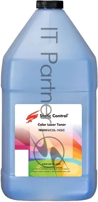 Тонер Static Control Универсальный для Brother Color, C, 1 кг, флакон