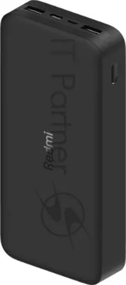 Портативный аккумулятор 20000mAh Xiaomi Redmi 18W Fast Charge Power Bank черный